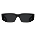 Prada - Prada Symbole - Rectangular Sunglasses - Black Slate Gray - Prada Collection - Sunglasses - Prada Eyewear