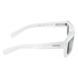 Prada - Prada Runway - Rectangular Sunglasses - White Slate Gray - Prada Collection - Sunglasses - Prada Eyewear