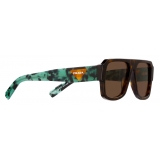 Prada - Prada Symbole - Pilot Sunglasses - Tortoiseshell Coffee - Prada Collection - Sunglasses - Prada Eyewear
