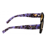 Prada - Prada Symbole - Pilot Sunglasses - Black Ochre - Prada Collection - Sunglasses - Prada Eyewear