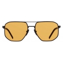 Prada - Prada Eyewear - Geometric Sunglasses - Opaque Black Ochre - Prada Collection - Sunglasses - Prada Eyewear