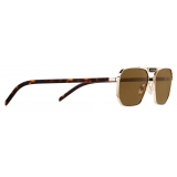 Prada - Eyewear Collection - Occhiali Geometrici – Oro Polarizzato - Prada Collection - Occhiali da Sole - Prada Eyewear