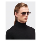 Prada - Prada Eyewear - Rectangular Sunglasses – Black Gray Anthracite - Prada Collection - Sunglasses - Prada Eyewear