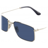 Prada - Eyewear Collection - Occhiali Rettangolari - Oro Pallido Blu - Prada Collection - Occhiali da Sole - Prada Eyewear