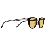 Prada - Prada Eyewear - Pantos Sunglasses - Black Pale Gold Ochre - Prada Collection - Sunglasses - Prada Eyewear