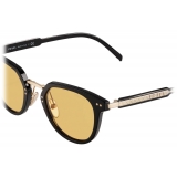 Prada - Prada Eyewear - Pantos Sunglasses - Black Pale Gold Ochre - Prada Collection - Sunglasses - Prada Eyewear