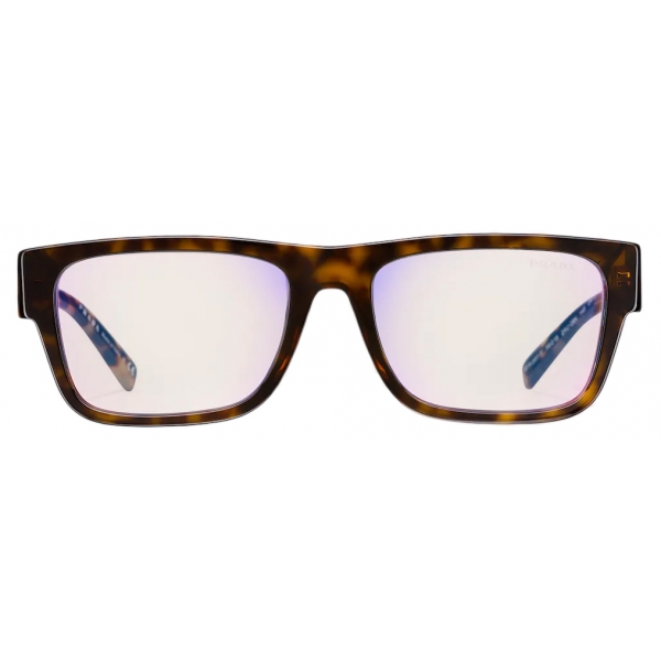 Prada - Symbole Collection – Occhiali Rettangolari - Tartaruga Blu - Prada Collection - Occhiali da Sole - Prada Eyewear