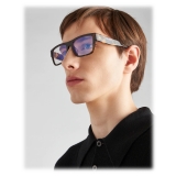 Prada - Prada Symbole - Rectangular Sunglasses - Tortoiseshell Blue - Prada Collection - Sunglasses - Prada Eyewear