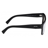 Prada - Prada Symbole - Rectangular Sunglasses - Black Chrome - Prada Collection - Sunglasses - Prada Eyewear