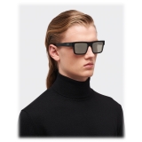 Prada - Prada Symbole - Rectangular Sunglasses - Black Chrome - Prada Collection - Sunglasses - Prada Eyewear