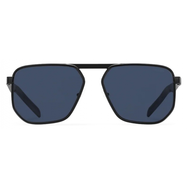 Prada - Prada Eyewear - Geometric Sunglasses - Black Blue - Prada Collection - Sunglasses - Prada Eyewear