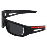 Prada - Linea Rossa Impavid Collection - Occhiali Ovale – Nero Ardesia - Prada Collection - Occhiali da Sole - Prada Eyewear