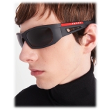 Prada - Linea Rossa Impavid Collection - Occhiali Ovale – Nero Ardesia - Prada Collection - Occhiali da Sole - Prada Eyewear