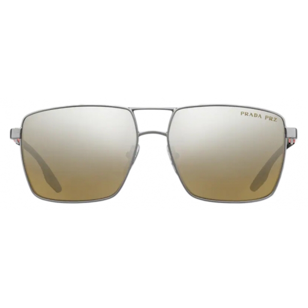 Prada - Prada Linea Rossa - Square Sunglasses - Lead Gray Military - Prada Collection - Sunglasses - Prada Eyewear