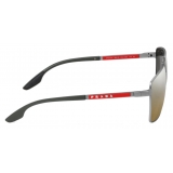 Prada - Prada Linea Rossa - Square Sunglasses - Lead Gray Military - Prada Collection - Sunglasses - Prada Eyewear