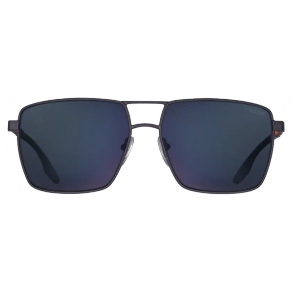 Prada - Linea Rossa Collection - Occhiali Squadrati - Navy Flash Blu - Prada Collection - Occhiali da Sole - Prada Eyewear