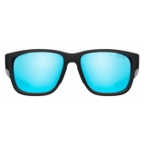 Prada - Linea Rossa Impavid - Square Sunglasses - Gray Crystal Cyan - Prada Collection - Sunglasses - Prada Eyewear