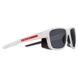 Prada - Linea Rossa Impavid Collection - Occhiali Squadrati – Bianco  - Prada Collection - Occhiali da Sole - Prada Eyewear