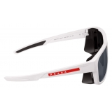 Prada - Linea Rossa Impavid - Square Sunglasses - Rubberized White Black - Prada Collection - Sunglasses - Prada Eyewear