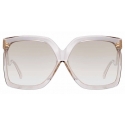 Linda Farrow - Occhiali da Sole Oversized Dare C3 in Fumo - LFL981C3SUN - Linda Farrow Eyewear