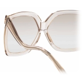 Linda Farrow - Occhiali da Sole Oversized Dare C3 in Fumo - LFL981C3SUN - Linda Farrow Eyewear