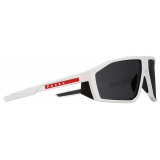 Prada - Prada Linea Rossa Impavid - Mask Sunglasses - White Slate Gray - Prada Collection - Sunglasses - Prada Eyewear