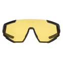 Prada - Linea Rossa Impavid - Mask Sunglasses - Rubberized Black Cedar - Prada Collection - Sunglasses - Prada Eyewear
