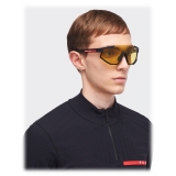 Prada - Linea Rossa Impavid - Mask Sunglasses - Rubberized Black Cedar - Prada Collection - Sunglasses - Prada Eyewear