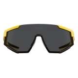 Prada - Linea Rossa Impavid - Mask Sunglasses -  Yellow Slate Gray - Prada Collection - Sunglasses - Prada Eyewear