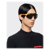 Prada - Linea Rossa Impavid Collection - Occhiali Maschera – Giallo - Prada Collection - Occhiali da Sole - Prada Eyewear