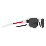 Prada -  Linea Rossa Impavid Collection - Occhiali Rettangolari - Bianco - Prada Collection - Occhiali da Sole - Prada Eyewear