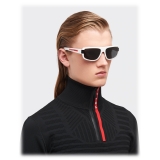 Prada - Linea Rossa Impavid - Rectangular Sunglasses -  White Slate Gray - Prada Collection - Sunglasses - Prada Eyewear