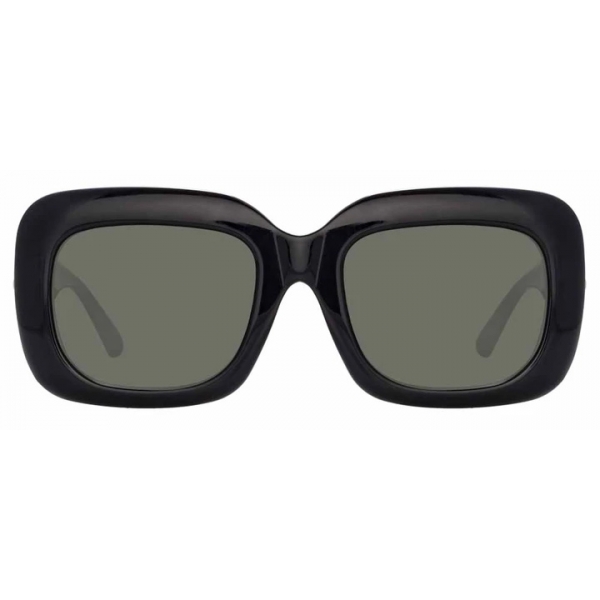 Linda Farrow - Lavinia C1 Rectangular Sunglasses in Black - LFL995C1SUN - Linda Farrow Eyewear