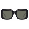 Linda Farrow - Lavinia C1 Rectangular Sunglasses in Black - LFL995C1SUN - Linda Farrow Eyewear