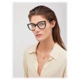 Bulgari - Serpenti - Viper Squared Glasses - Black Gold - Serpenti Collection - Optical Glasses - Bulgari Eyewear