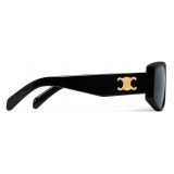 Céline - Triomphe 07 Sunglasses in Acetate - Black - Sunglasses - Céline Eyewear