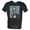 BoB Company - T-Shirt con Stampa e Ricami Multicolor - Blu - T-Shirt - Made in Italy - Luxury Exclusive Collection