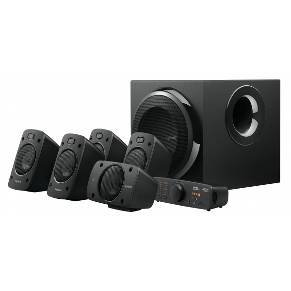 Logitech - Z906 5.1 Surround Sound Speaker System - Nero - Altoparlante da Gioco