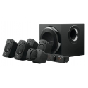 Logitech - Z906 5.1 Surround Sound Speaker System - Black - Gaming Speaker