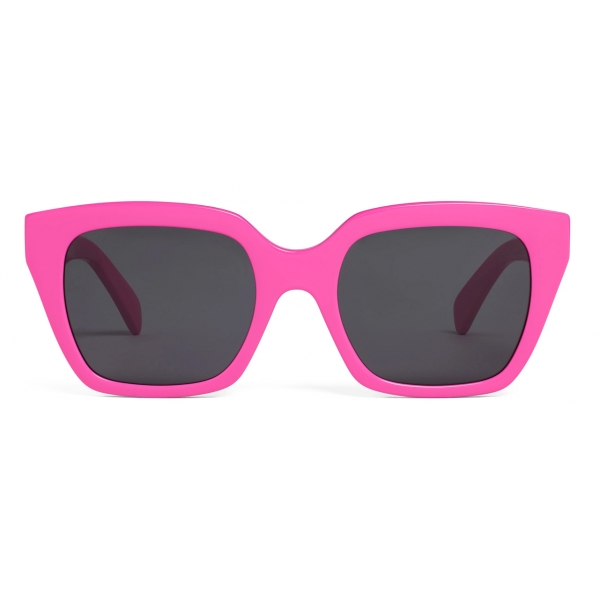 Céline - Celine Monochroms 03 Sunglasses in Acetate - Flash Pink - Sunglasses - Céline Eyewear