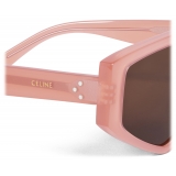 Céline - Graphic S229 Sunglasses in Acetate - Milky Peach - Sunglasses - Céline Eyewear
