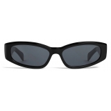 Céline - Rectangular S252 Sunglasses in Acetate - Black - Sunglasses - Céline Eyewear