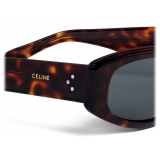 Céline - Rectangular S252 Sunglasses in Acetate - Red Havana - Sunglasses - Céline Eyewear