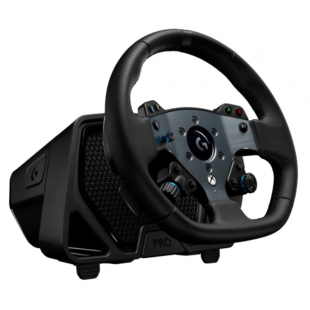 Logitech G29 Driving Force Racing Wheel and driving-simulation environment.