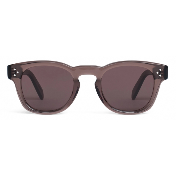 Céline - Black Frame 42 Sunglasses in Acetate - Dark Taupe - Sunglasses - Céline Eyewear