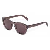 Céline - Black Frame 42 Sunglasses in Acetate - Dark Taupe - Sunglasses - Céline Eyewear