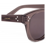 Céline - Black Frame 42 Sunglasses in Acetate - Dark Taupe - Sunglasses - Céline Eyewear