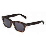 Céline - Black Frame 41 Sunglasses in Acetate - Striped Havana - Sunglasses - Céline Eyewear