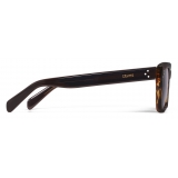 Céline - Black Frame 41 Sunglasses in Acetate - Striped Havana - Sunglasses - Céline Eyewear
