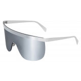 Céline - Celine Moon Sunglasses in Metal with Mirror Lenses - Silver - Sunglasses - Céline Eyewear